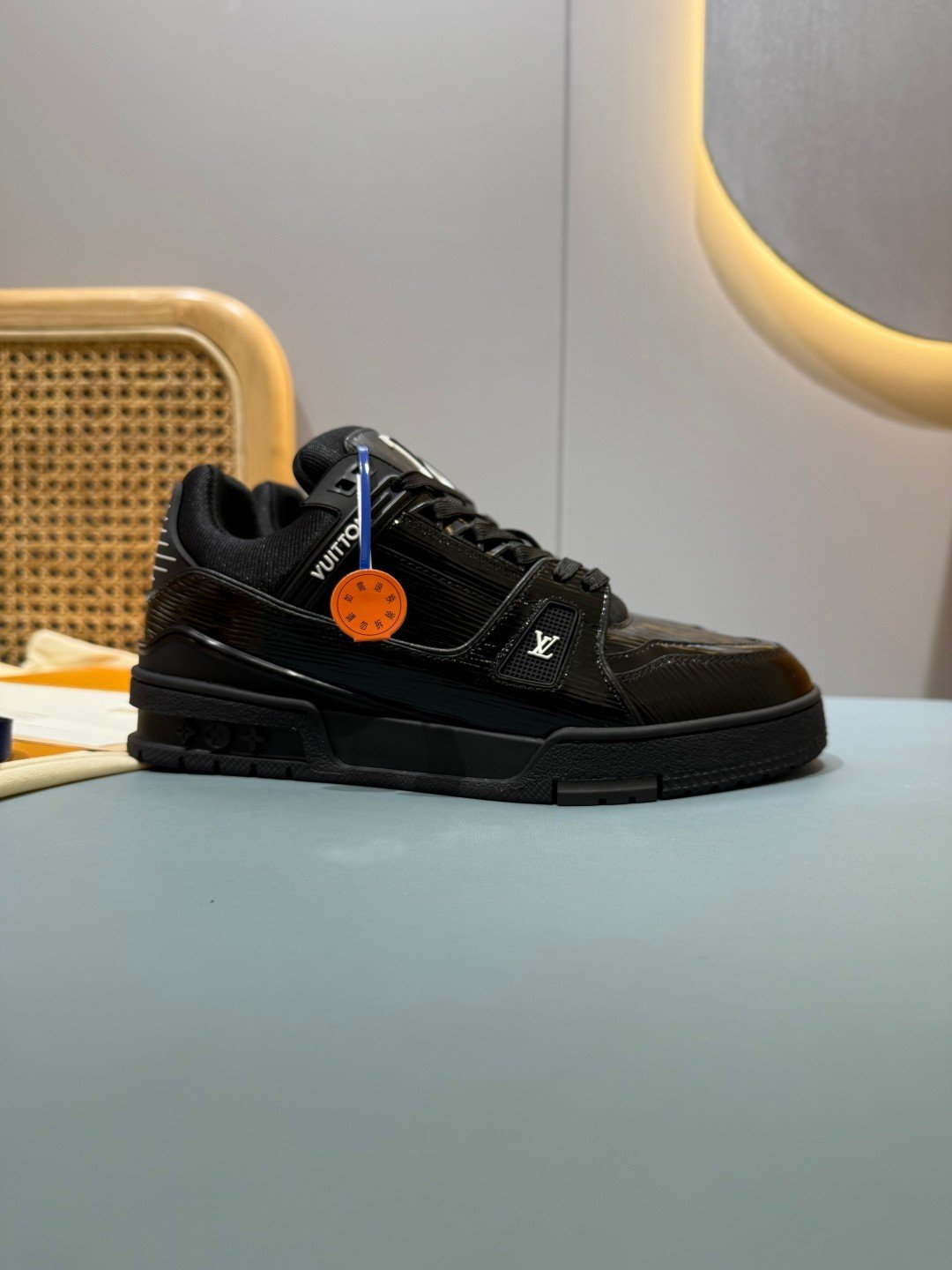 Sneakers Trainer 'Noir Verni' — vue 22