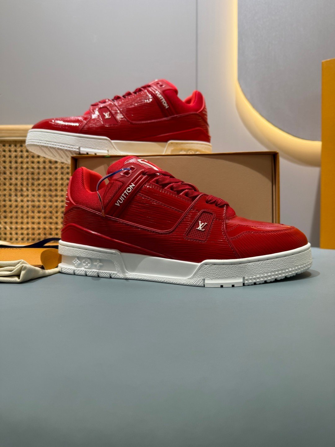 Sneakers Trainer 'Rouge Verni' — vue 5