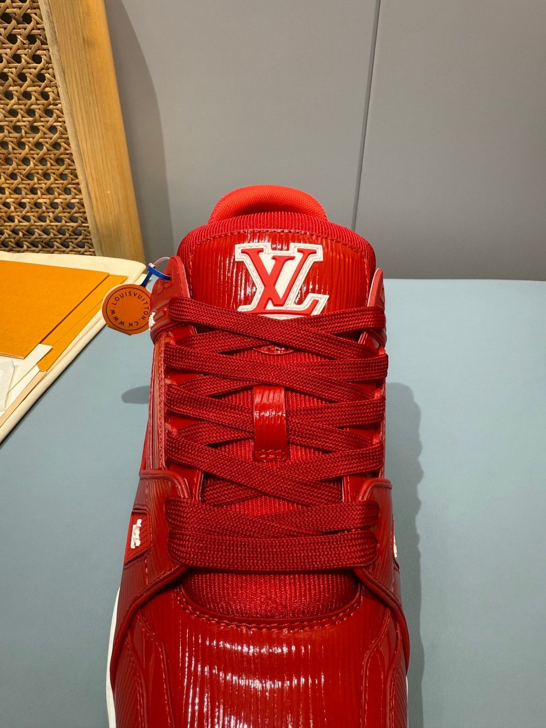 Sneakers Trainer 'Rouge Verni' — vue 8