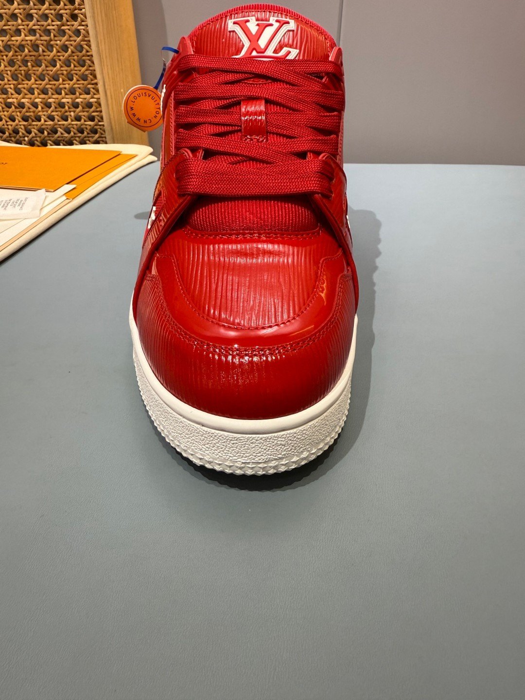 Sneakers Trainer 'Rouge Verni' — vue 9