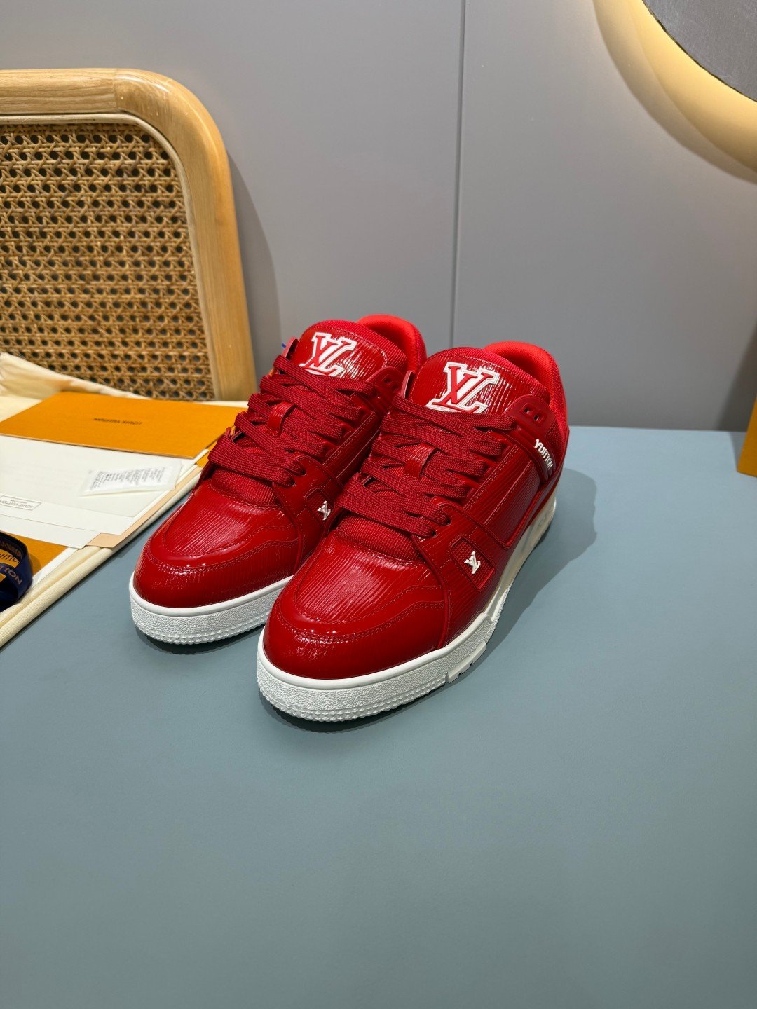 Sneakers Trainer 'Rouge Verni' — vue 16