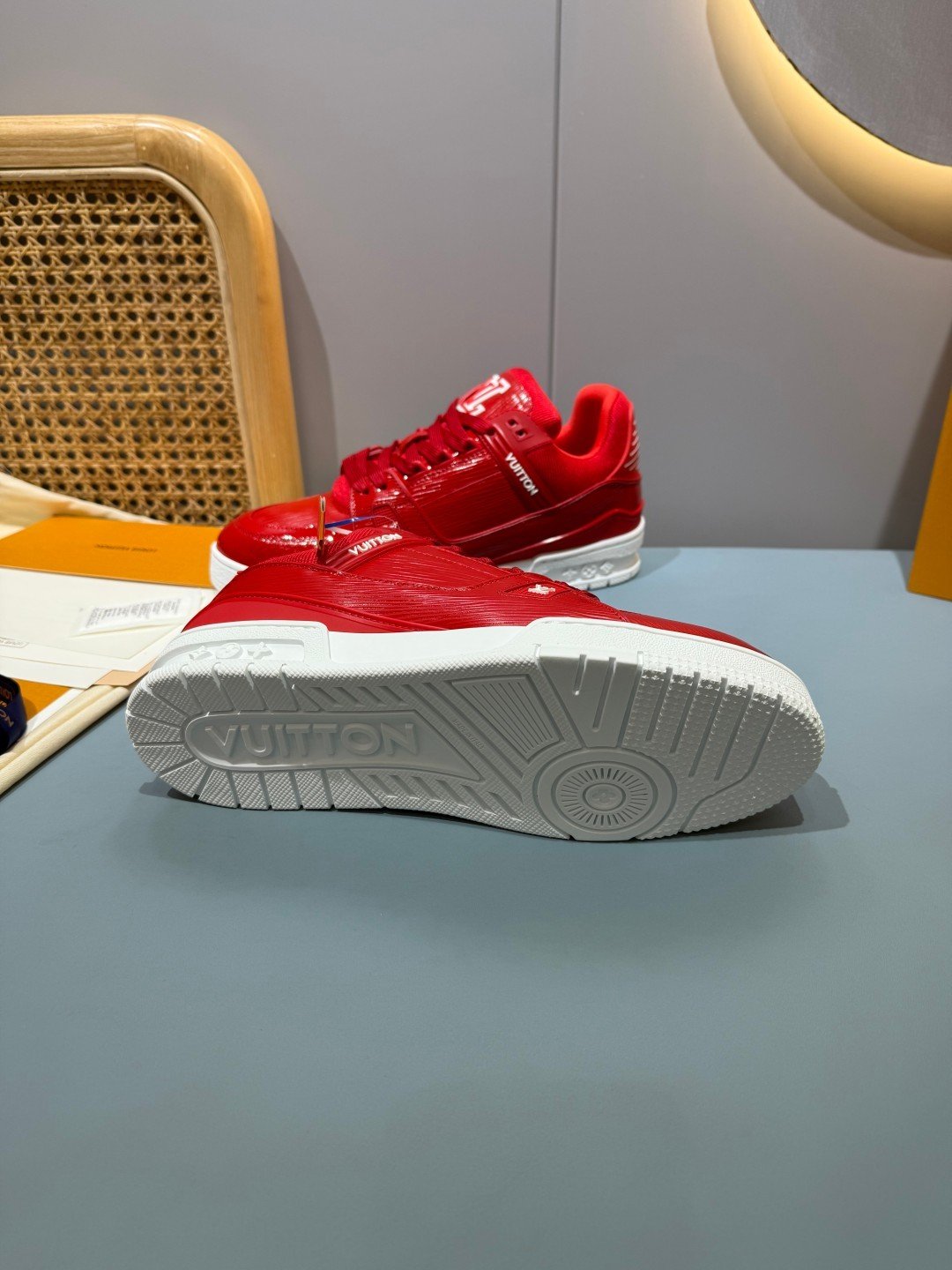 Sneakers Trainer 'Rouge Verni' — vue 19