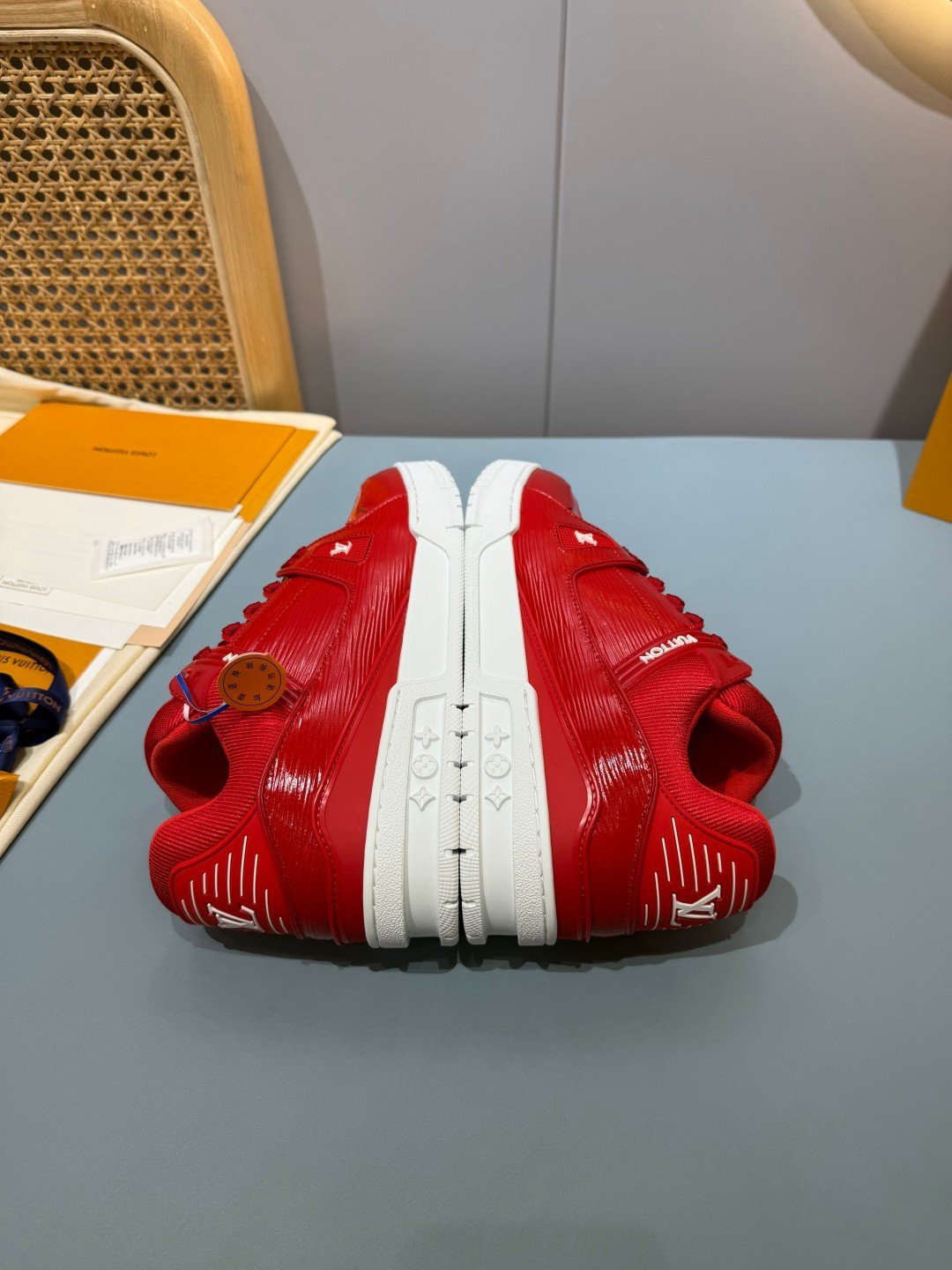 Sneakers Trainer 'Rouge Verni' — vue 20