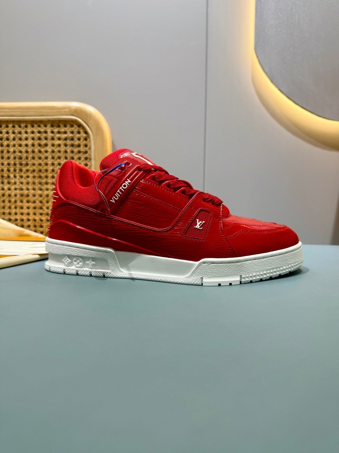 Sneakers Trainer 'Rouge Verni' — vue 22