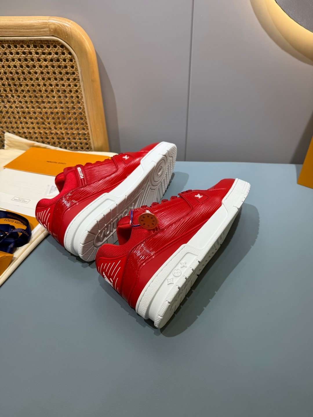 Sneakers Trainer 'Rouge Verni' — vue 24