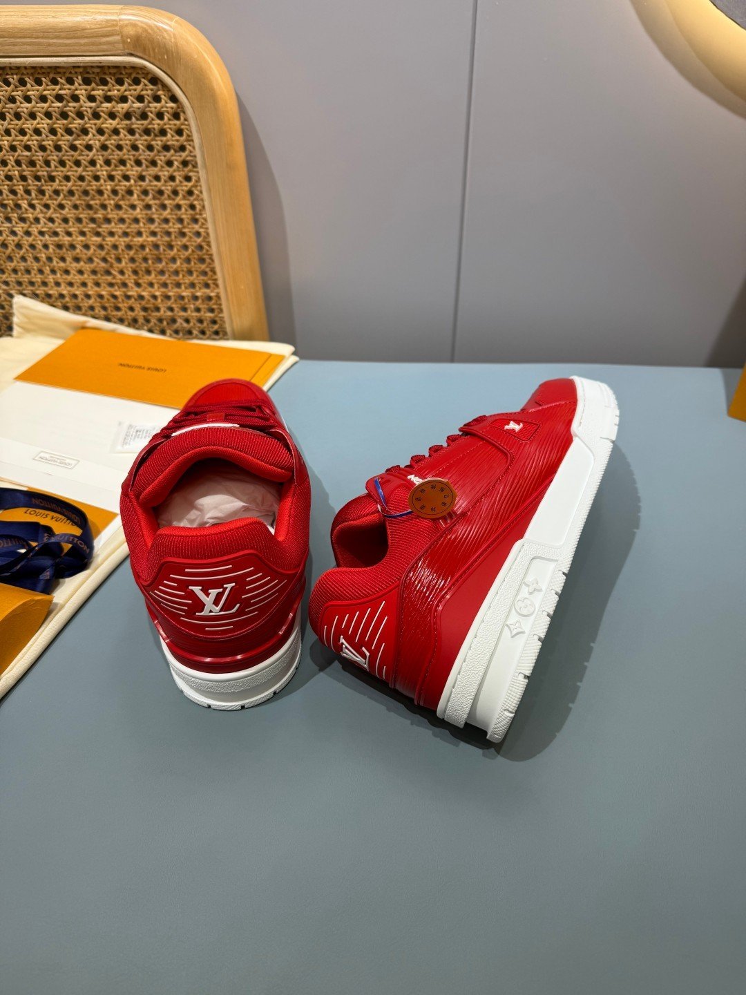 Sneakers Trainer 'Rouge Verni' — vue 25