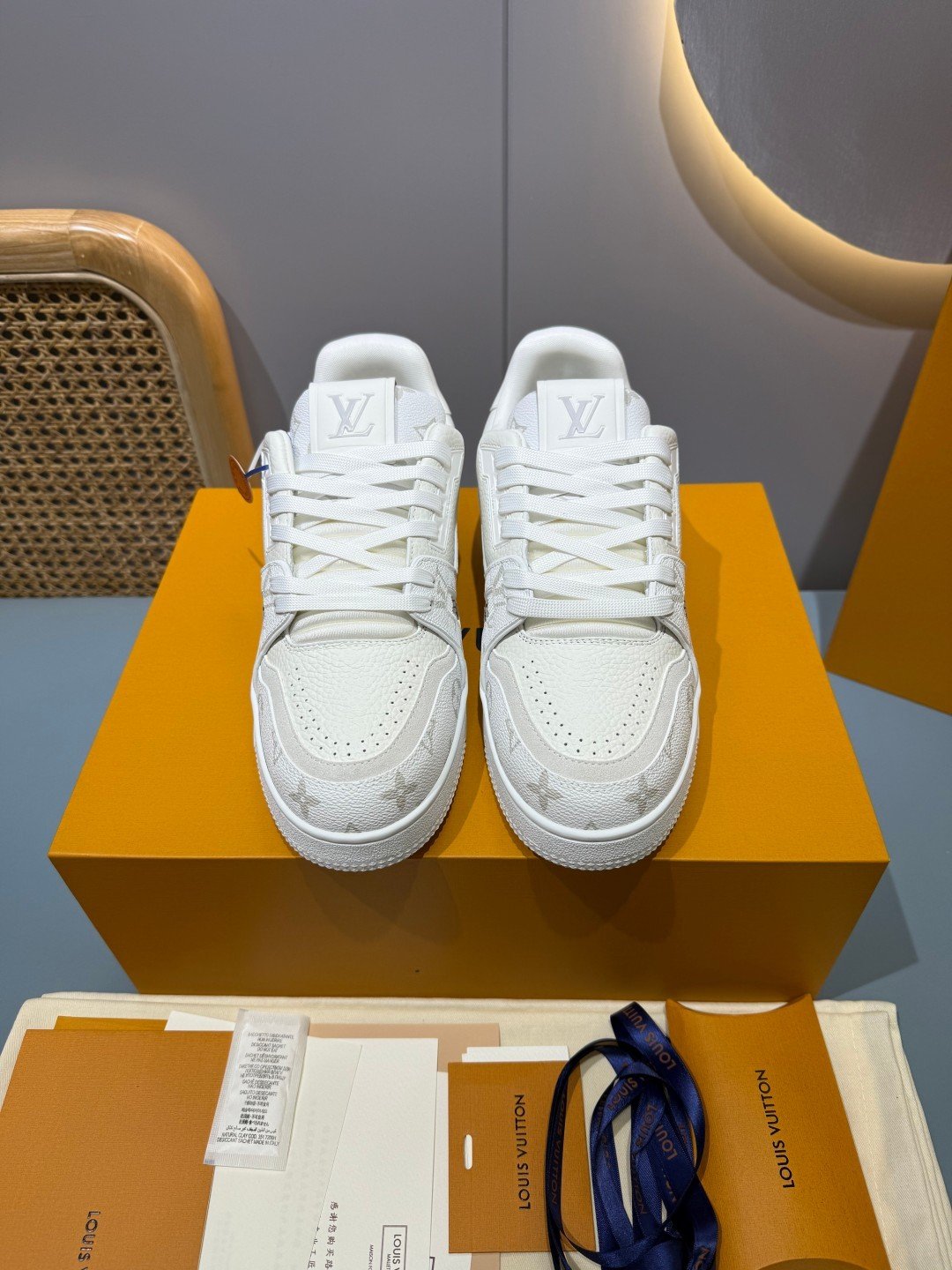 Sneakers Trainer 'Blanc Pur' — vue 4