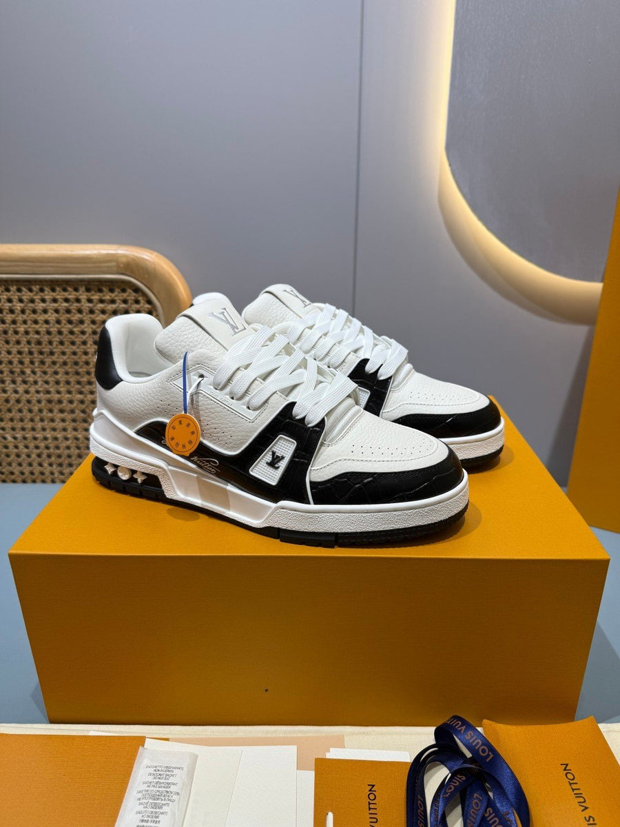 Sneakers Trainer 'Blanc Noir Tag'