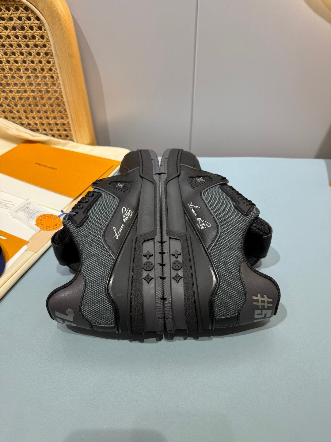 Sneakers Trainer 'Noir Mat Patch' — vue 20