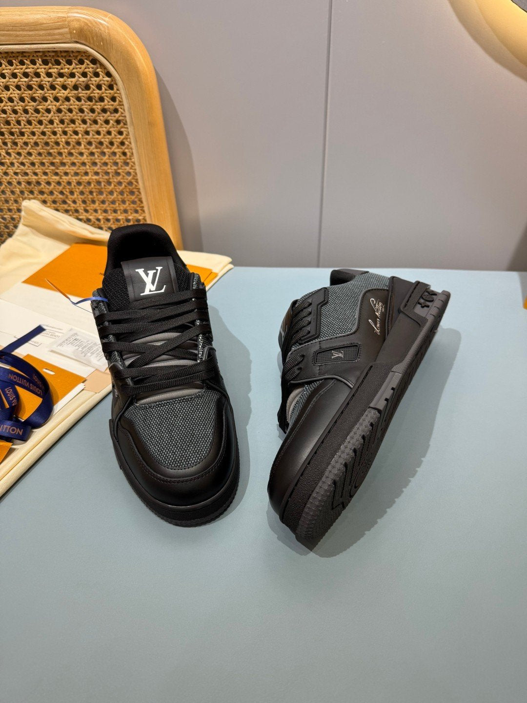 Sneakers Trainer 'Noir Mat Patch' — vue 26