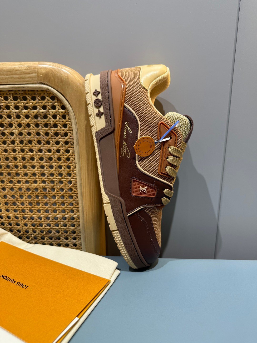 Sneakers Trainer 'Marron Patch' — vue 14