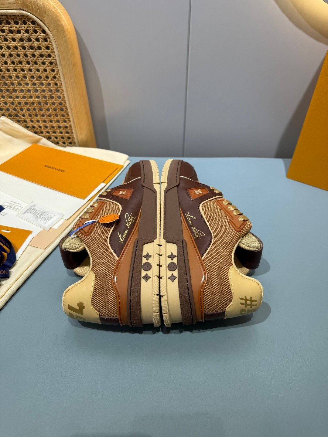 Sneakers Trainer 'Marron Patch' — vue 20