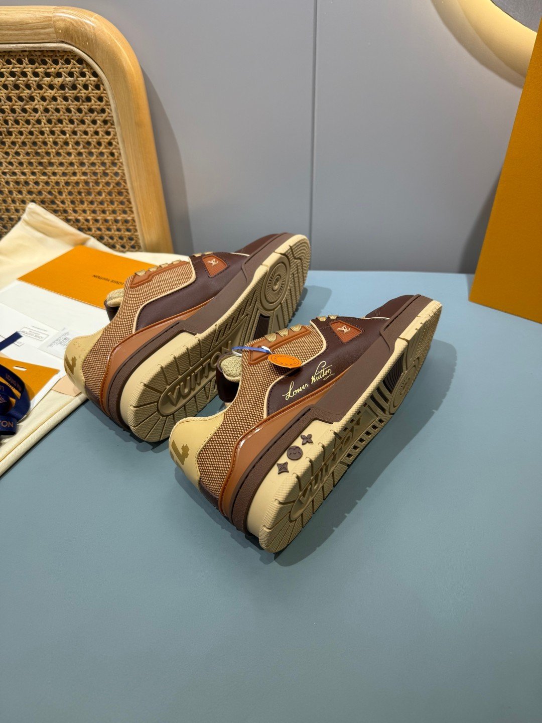 Sneakers Trainer 'Marron Patch' — vue 23