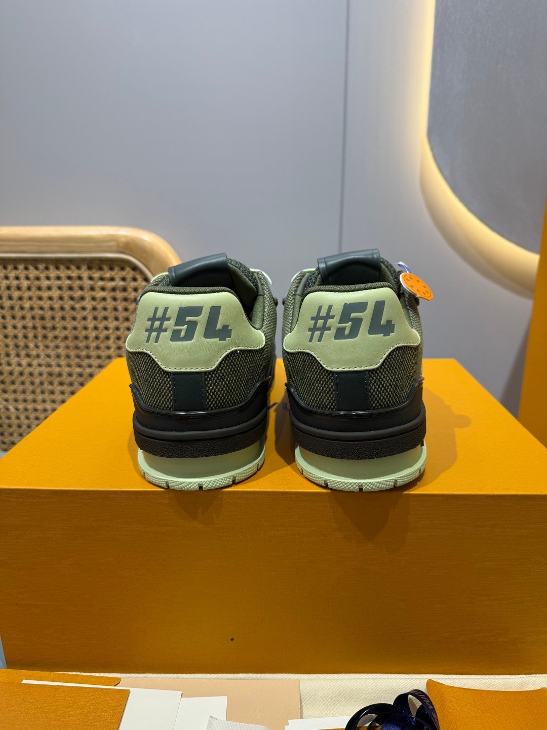 Sneakers Trainer 'Vert Olive Foncé' — vue 2