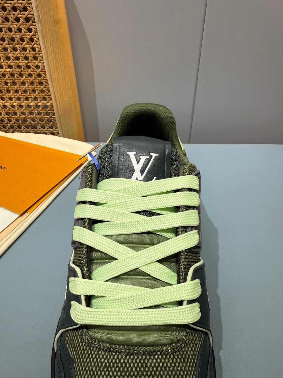 Sneakers Trainer 'Vert Olive Foncé' — vue 8