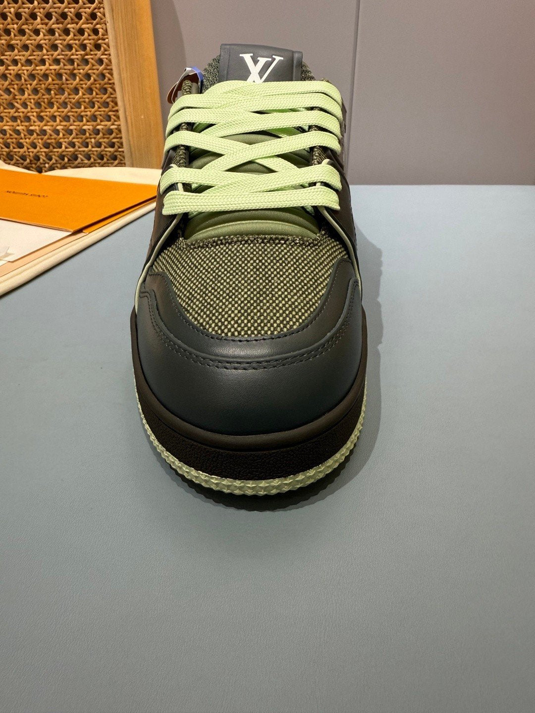 Sneakers Trainer 'Vert Olive Foncé' — vue 9