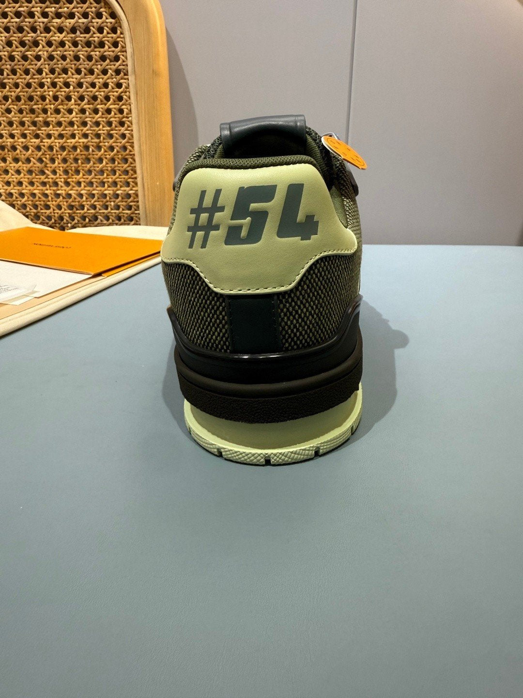 Sneakers Trainer 'Vert Olive Foncé' — vue 10