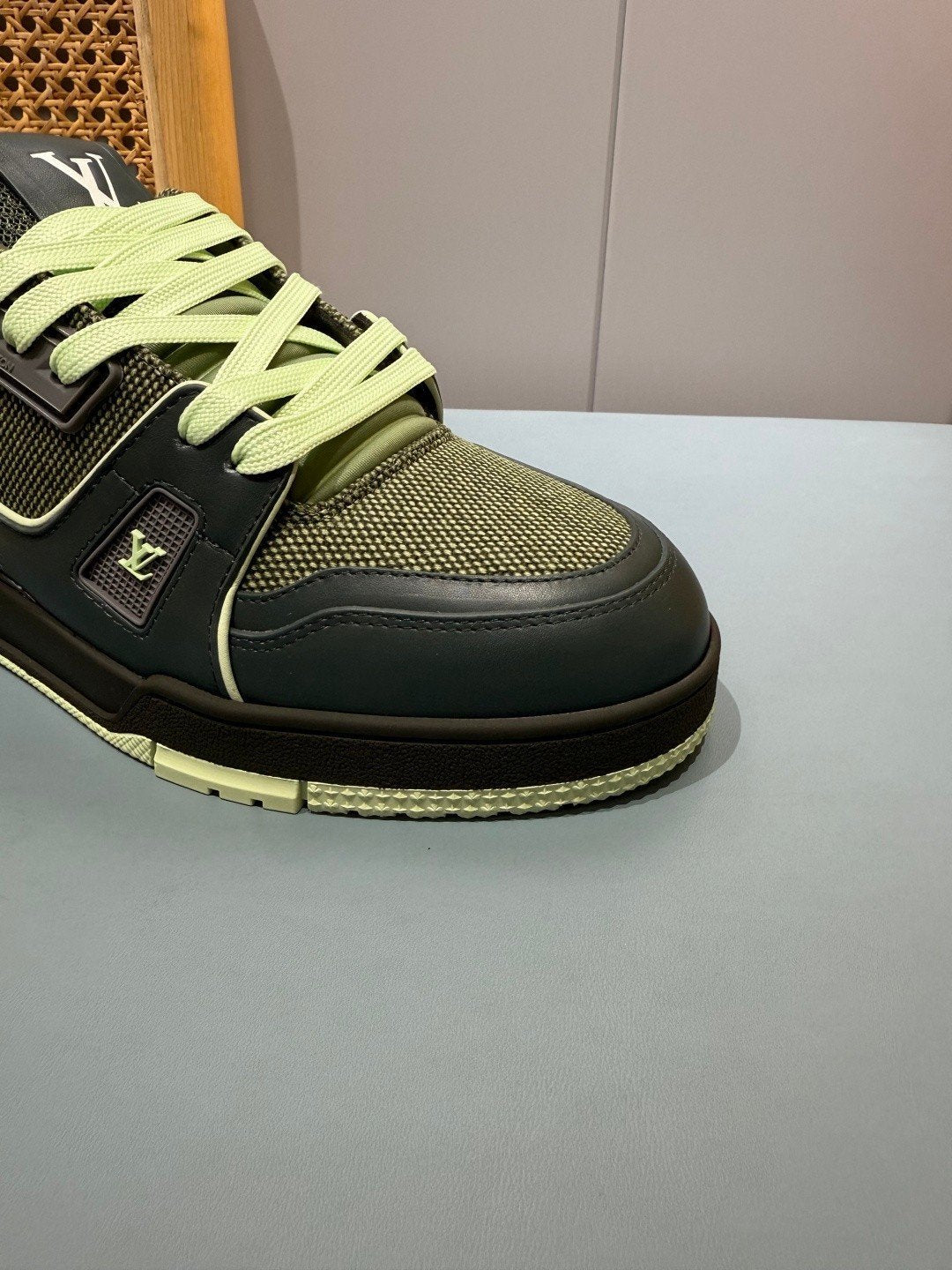 Sneakers Trainer 'Vert Olive Foncé' — vue 13