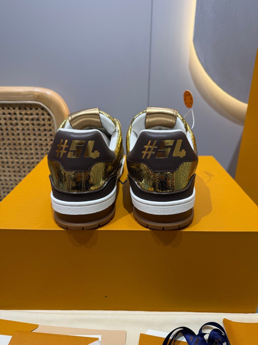 Sneakers Trainer 'Or Métallisé' — vue 2