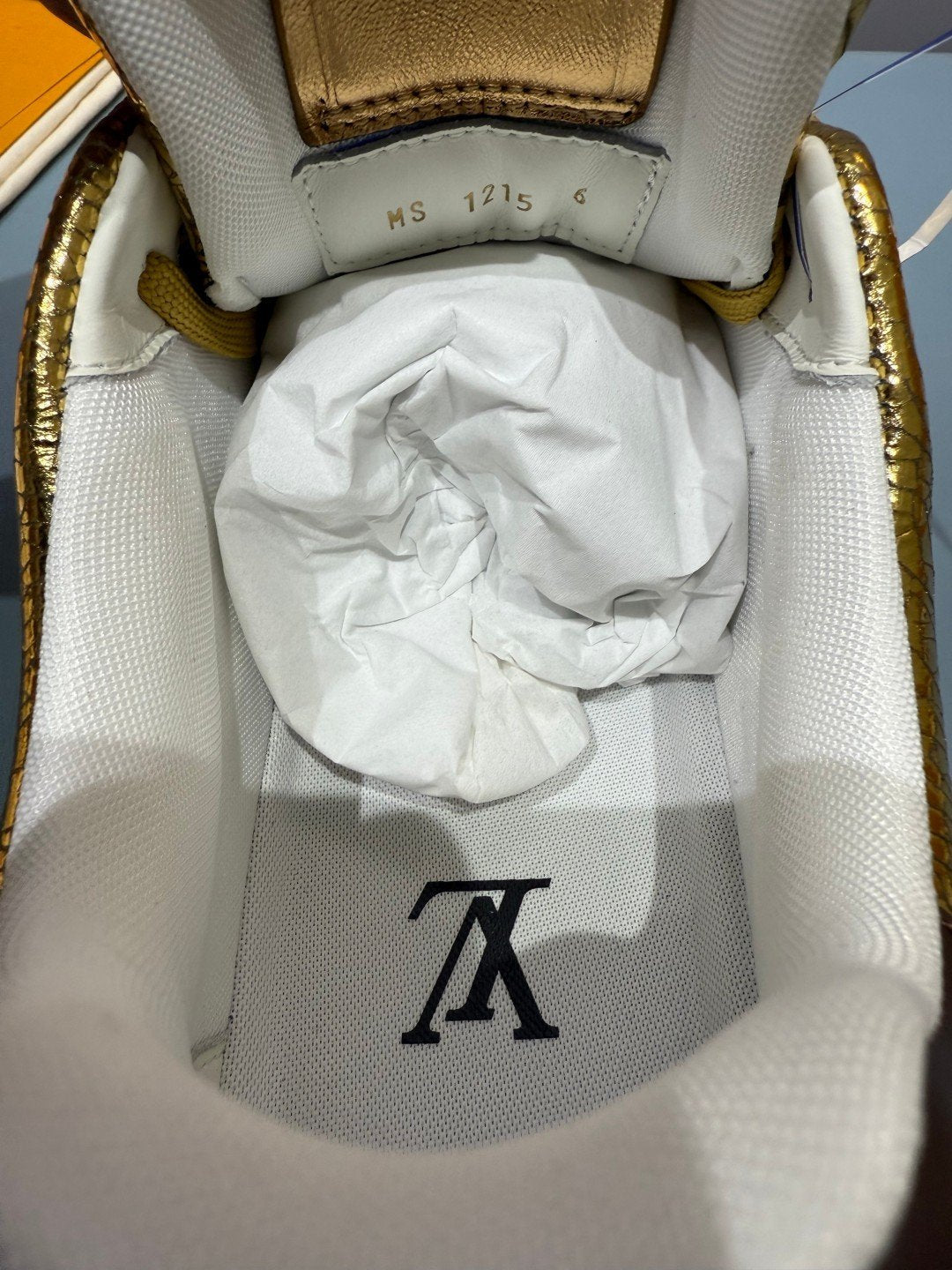 Sneakers Trainer 'Or Métallisé' — vue 6