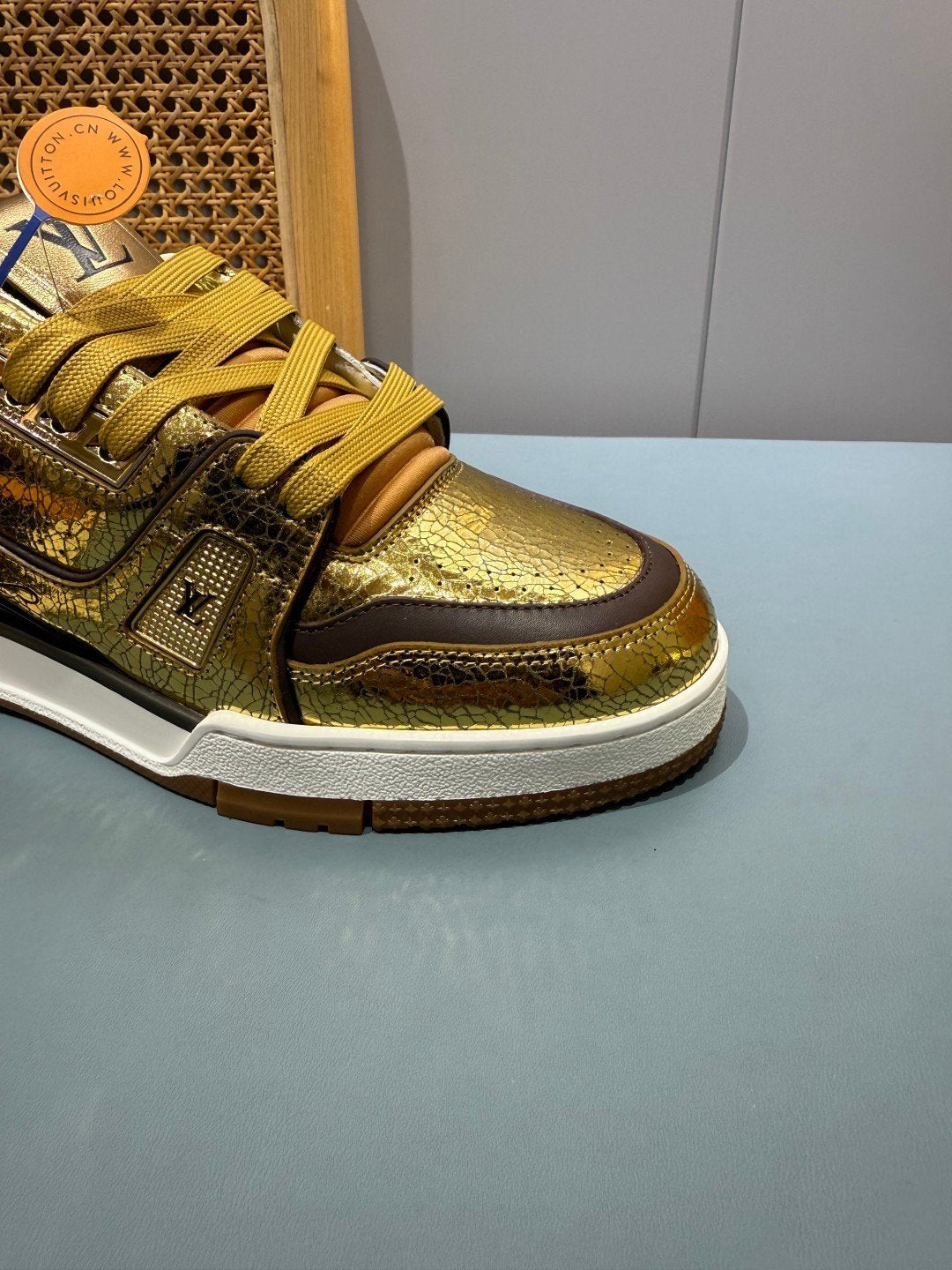 Sneakers Trainer 'Or Métallisé' — vue 13