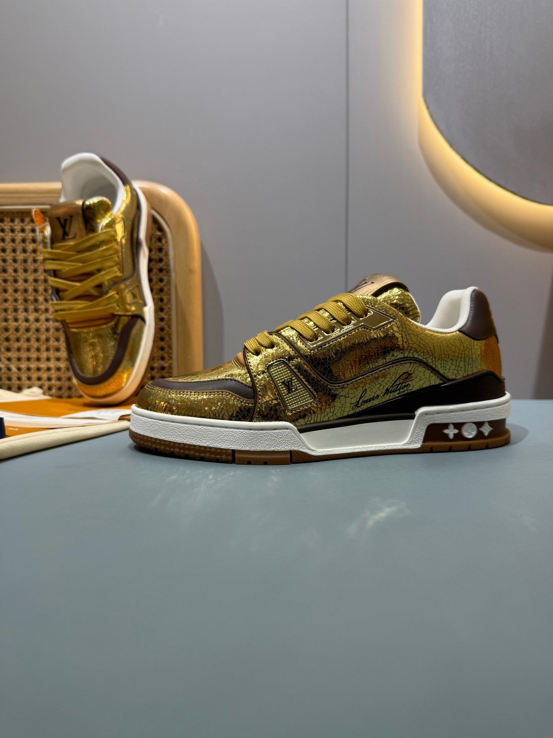 Sneakers Trainer 'Or Métallisé' — vue 25