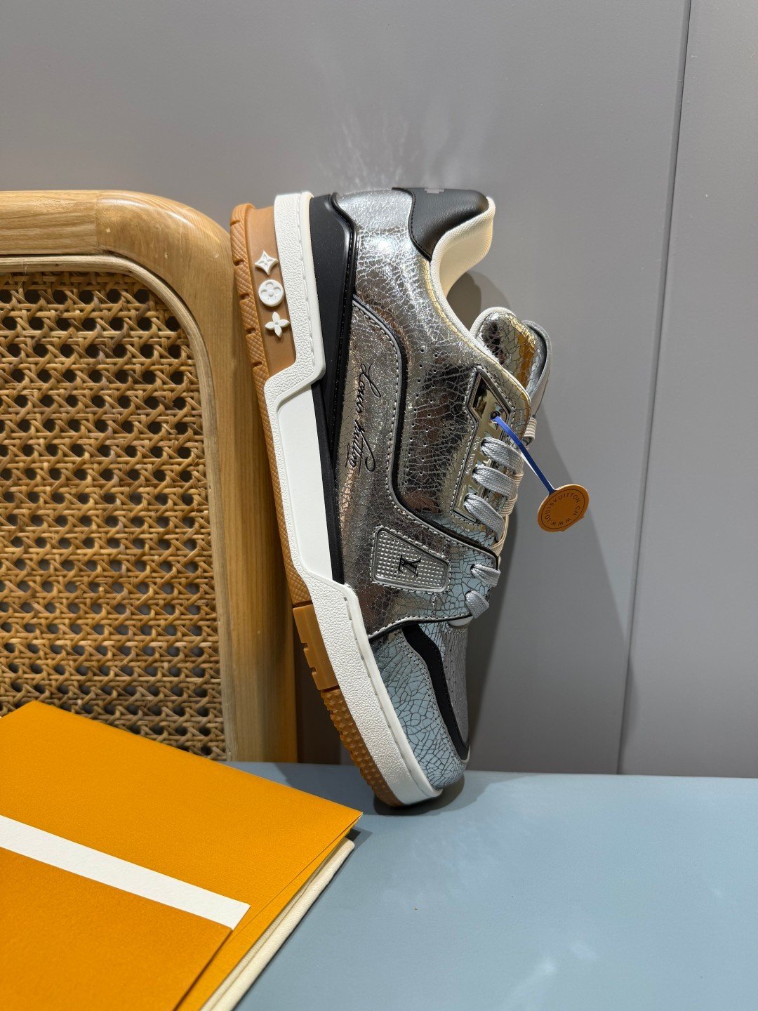 Sneakers Trainer 'Argent Miroir' — vue 15