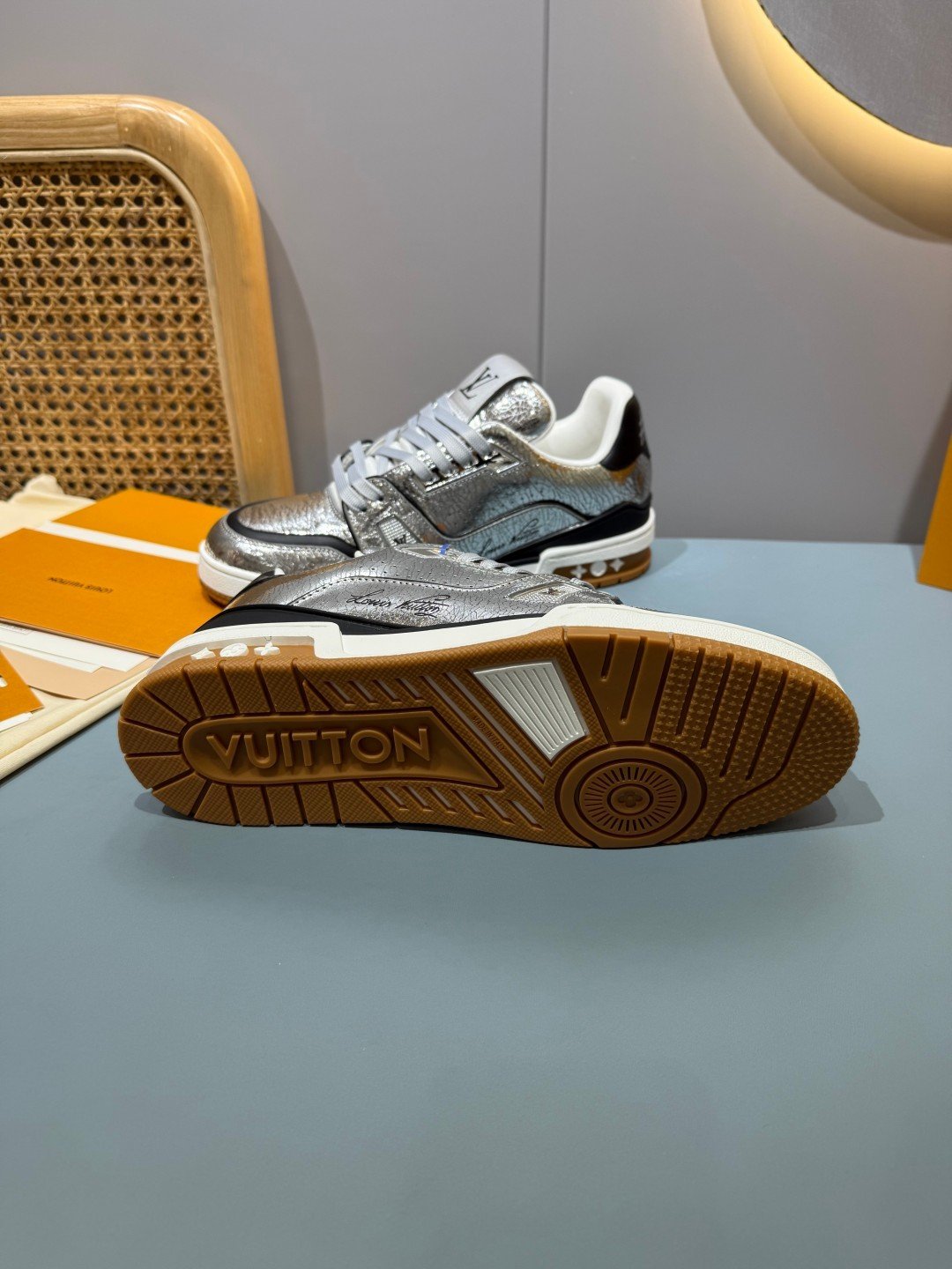 Sneakers Trainer 'Argent Miroir' — vue 20