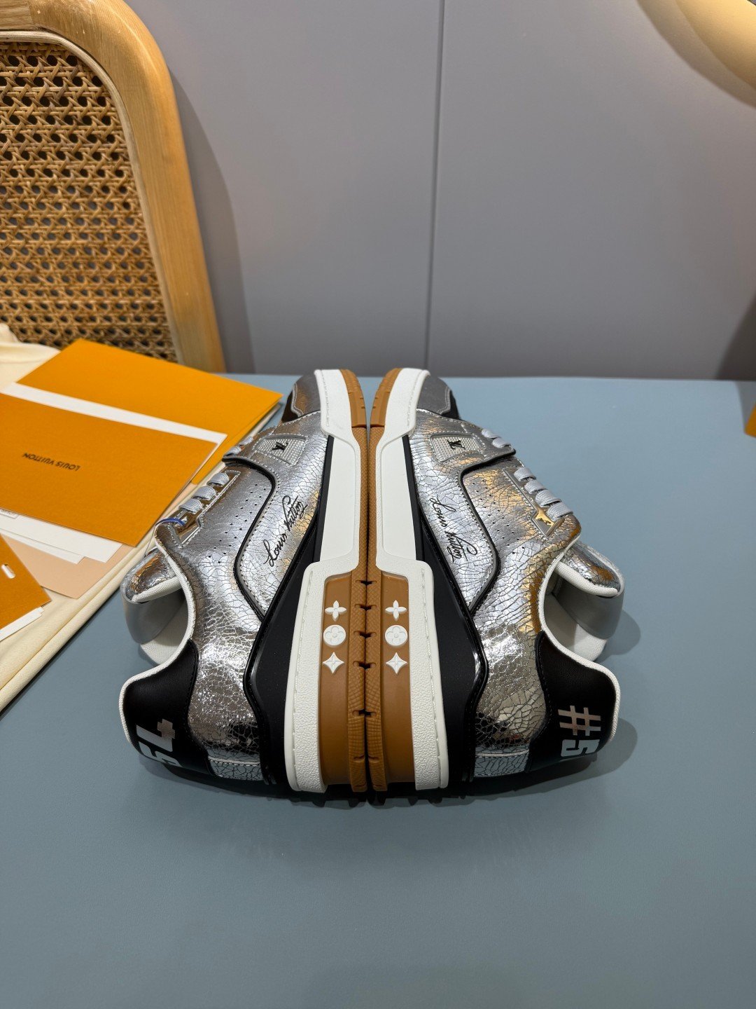 Sneakers Trainer 'Argent Miroir' — vue 21