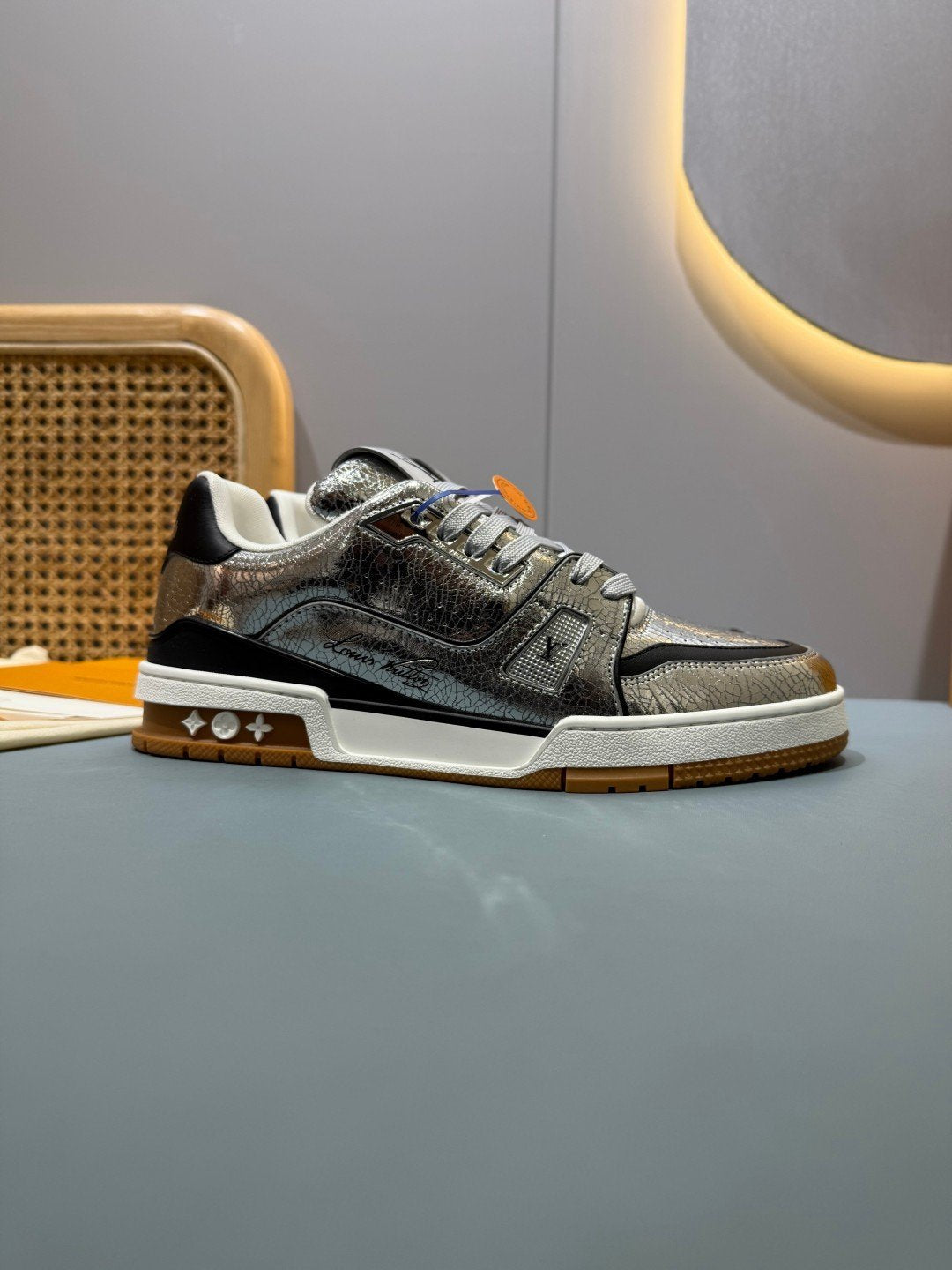 Sneakers Trainer 'Argent Miroir' — vue 23