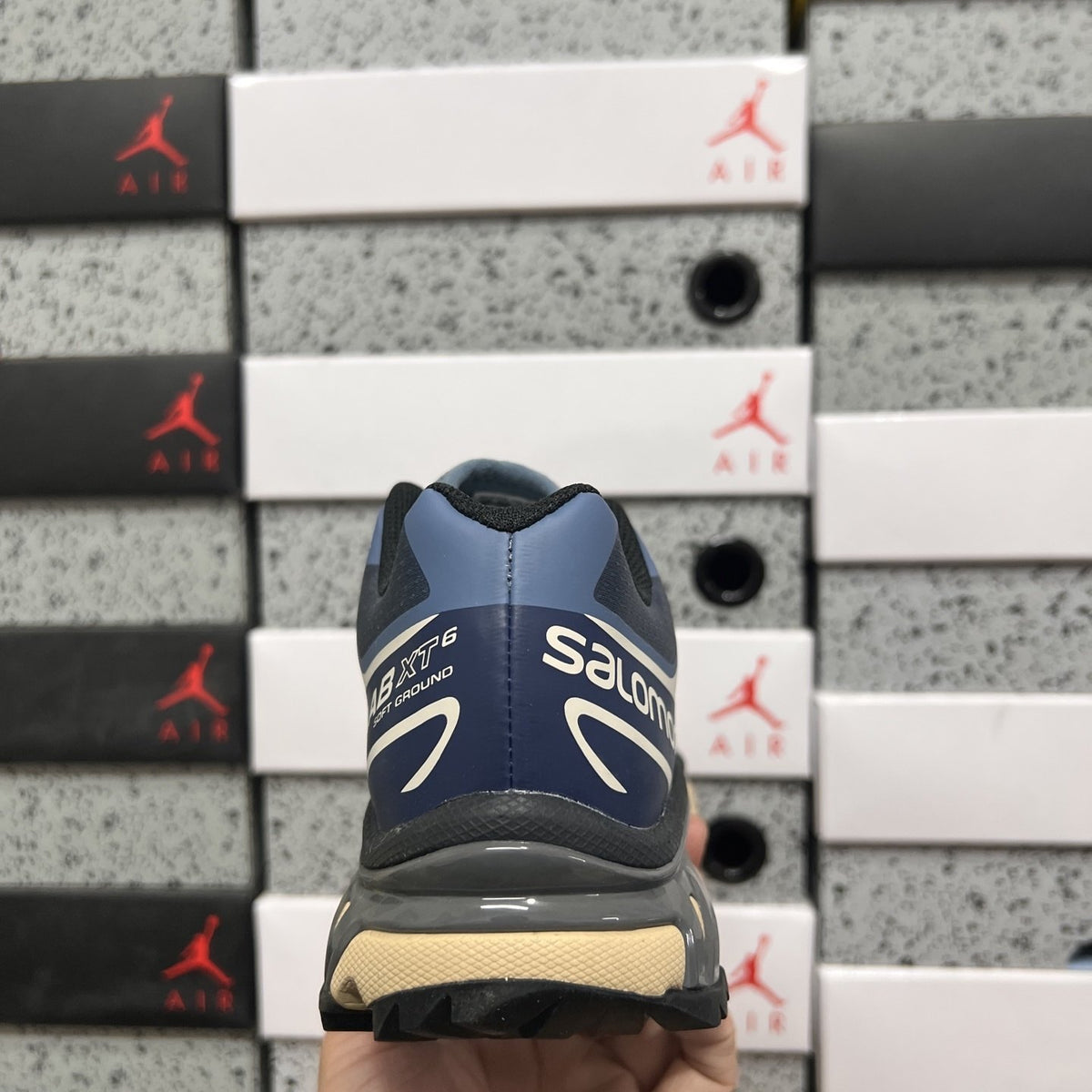 Sneakers XT-6 'Navy Blazer Gold' — vue 4