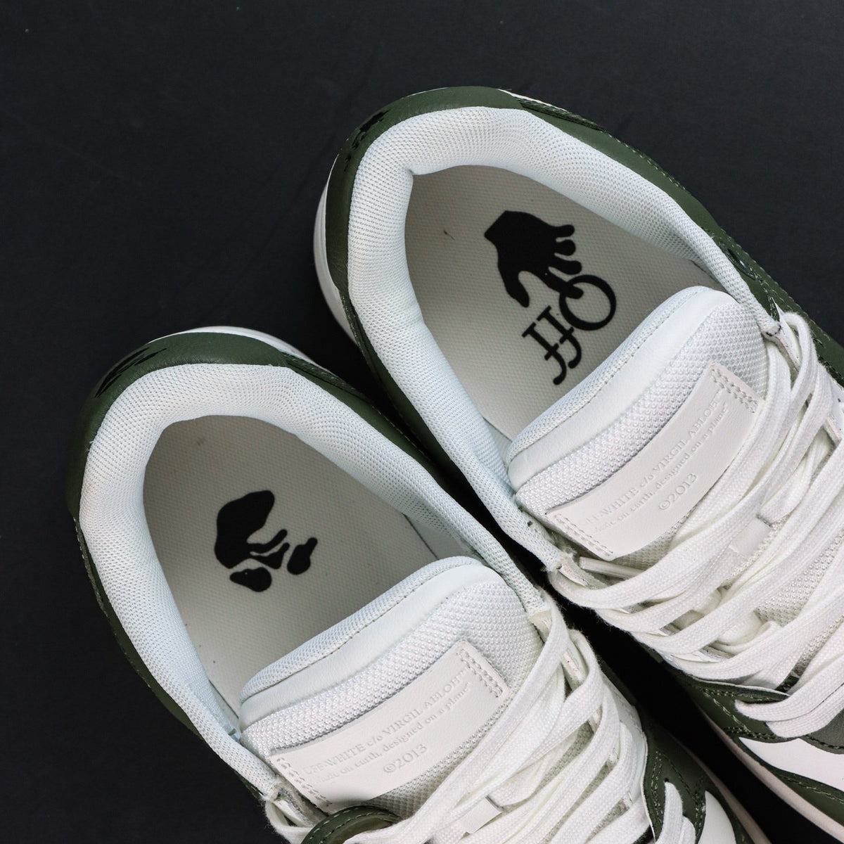 Off-White Out Of Office 'Blanc Kaki' — vue 12