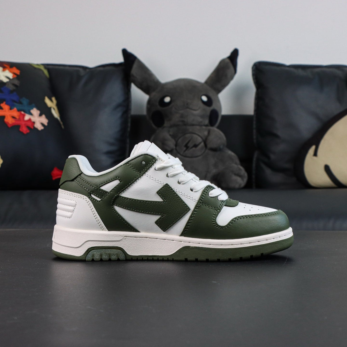 Off-White Out Of Office 'Blanc Kaki' — vue 14