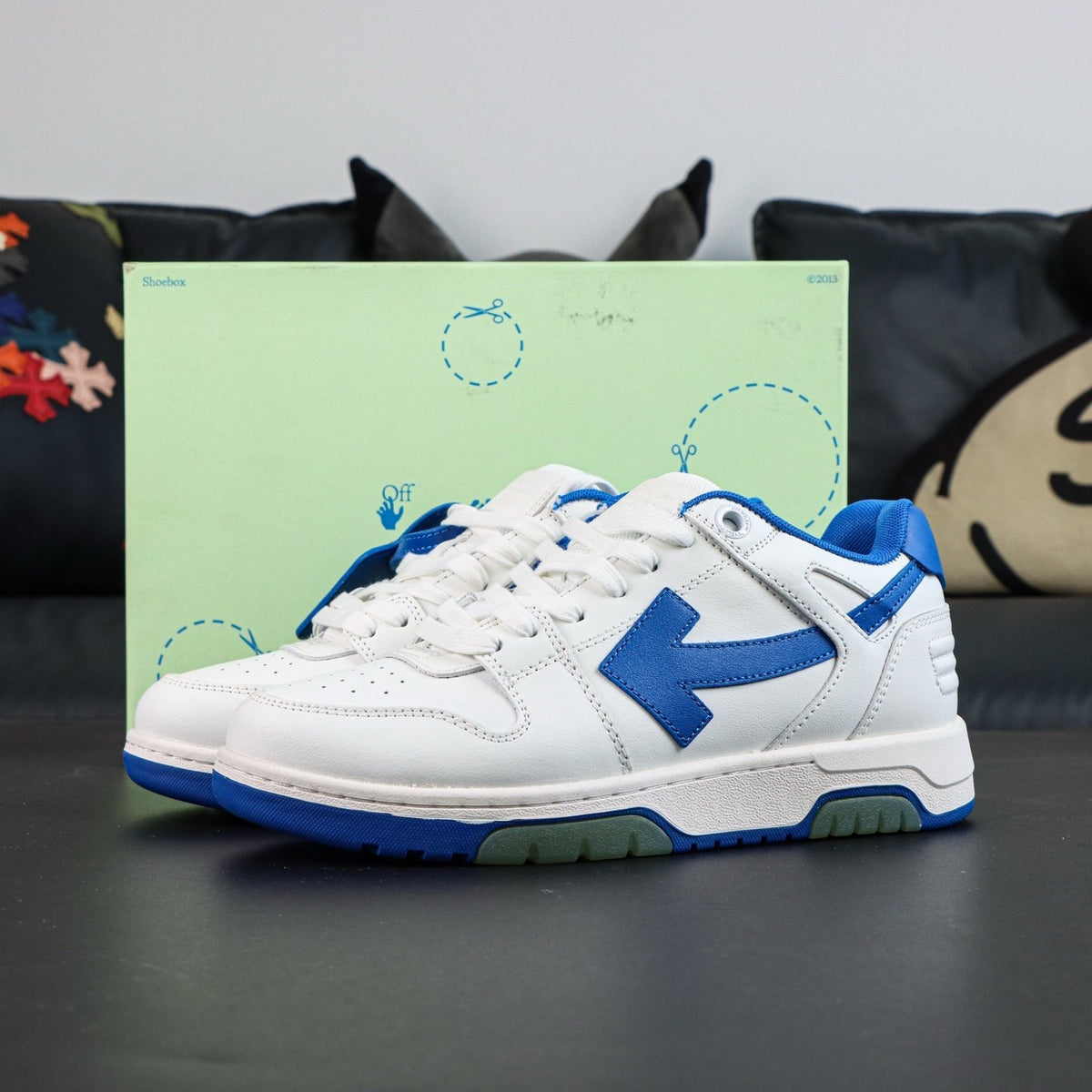 Off-White Out Of Office 'Blanc Bleu Roi' — vue 16