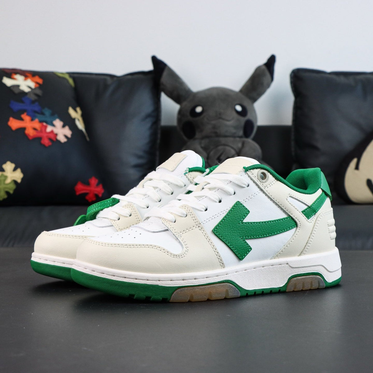Off-White Out Of Office 'Blanc Vert Émeraude'