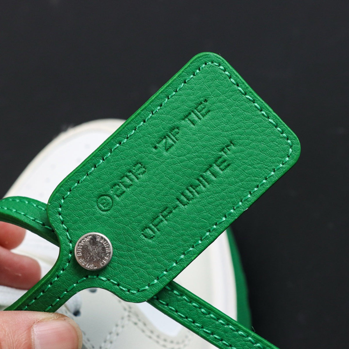 Off-White Out Of Office 'Blanc Vert Émeraude' — vue 4