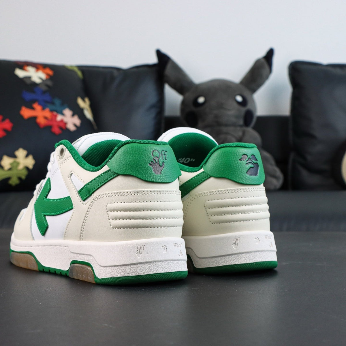 Off-White Out Of Office 'Blanc Vert Émeraude' — vue 15
