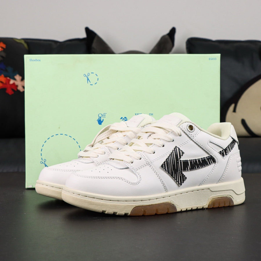 Off-White Out Of Office 'Blanc Noir Zébré' — vue 16