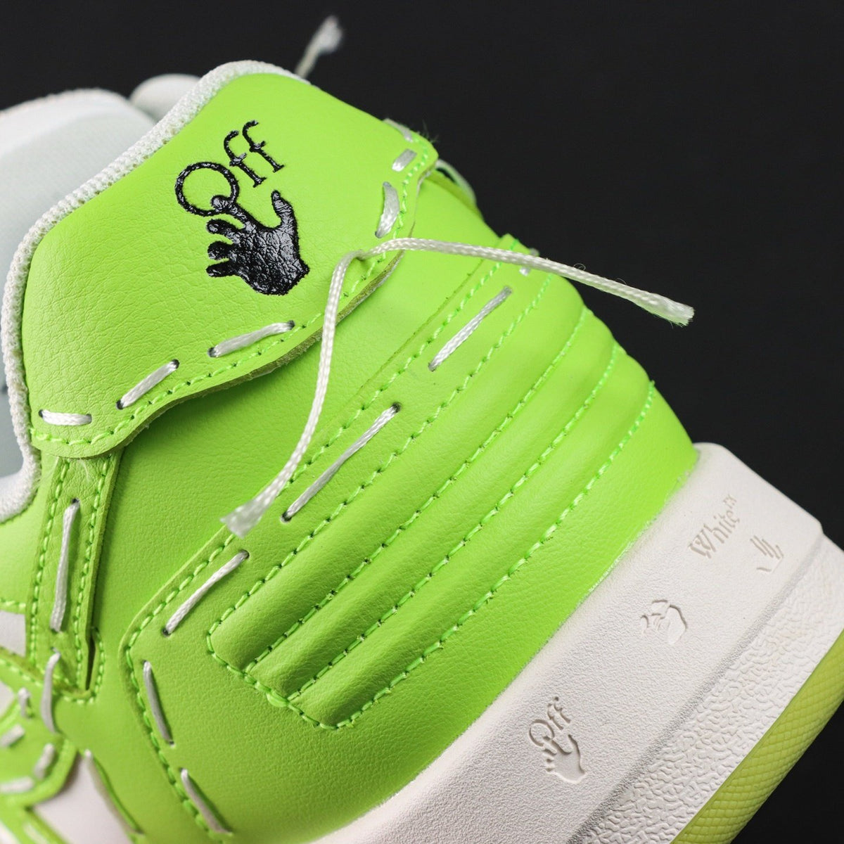 Off-White Out Of Office 'Vert Fluo' — vue 6