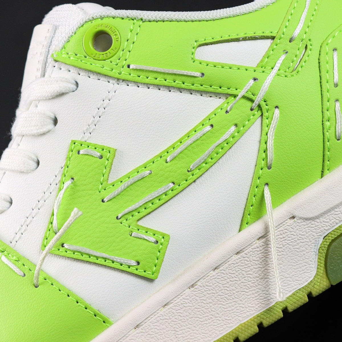 Off-White Out Of Office 'Vert Fluo' — vue 8