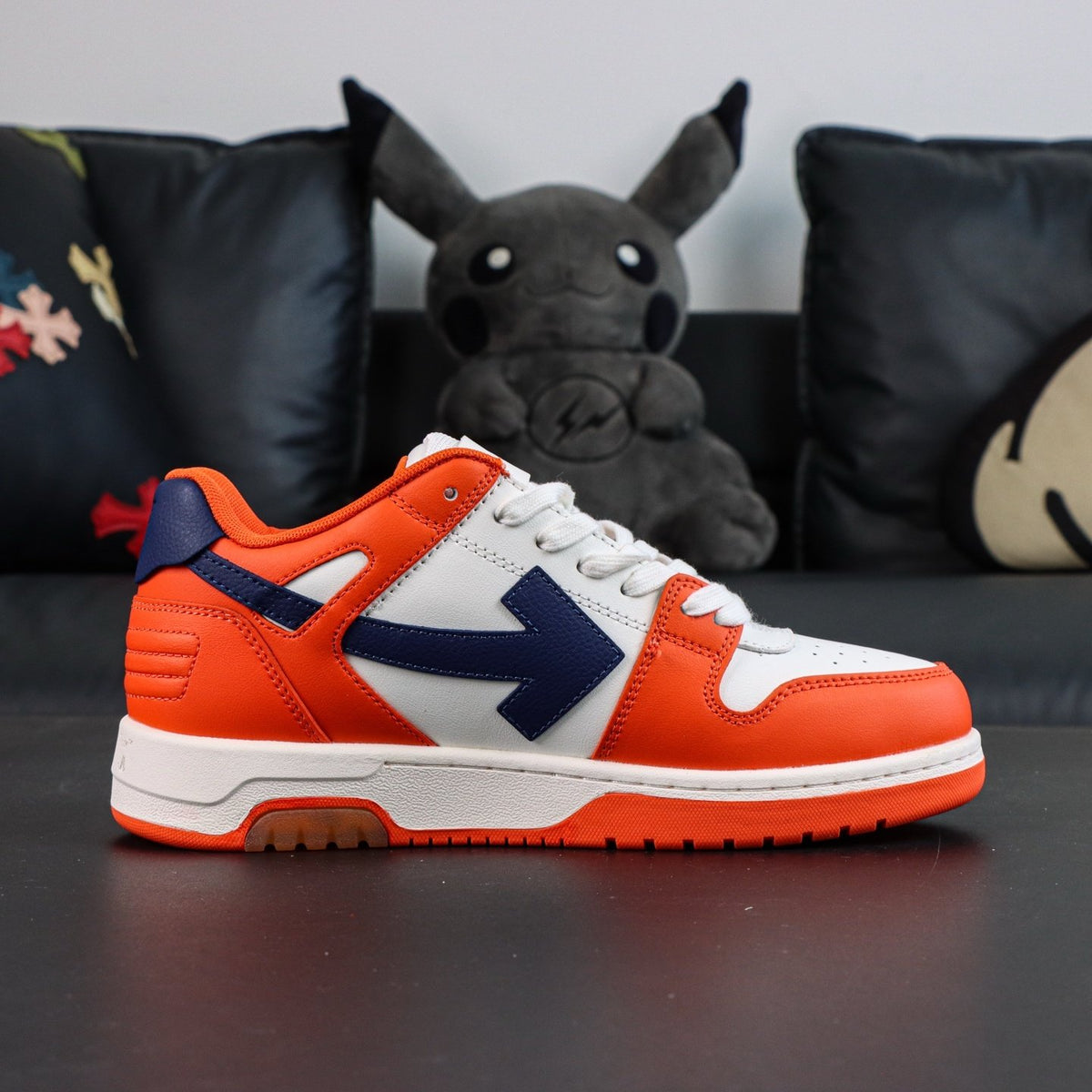 Off-White Out Of Office 'Orange Bleu Marine' — vue 14