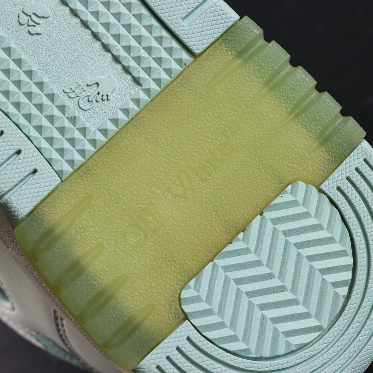 Off-White Out Of Office 'Blanc Turquoise' — vue 2