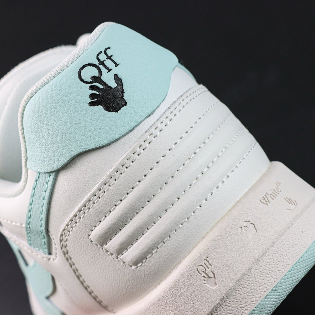 Off-White Out Of Office 'Blanc Turquoise' — vue 6