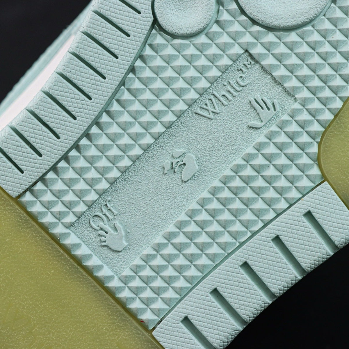 Off-White Out Of Office 'Blanc Turquoise' — vue 7