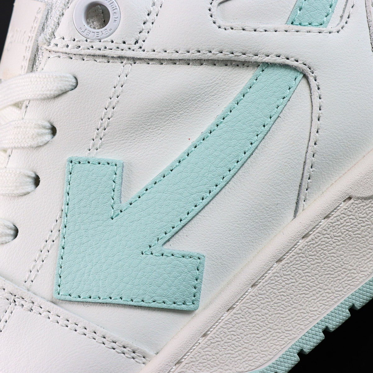 Off-White Out Of Office 'Blanc Turquoise' — vue 8
