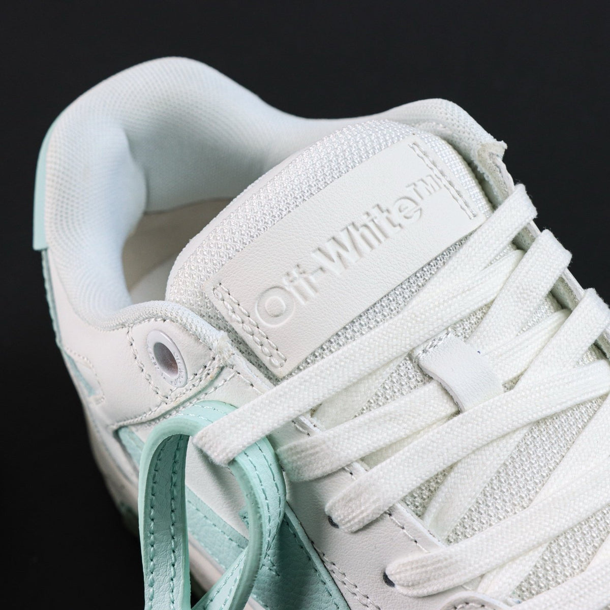 Off-White Out Of Office 'Blanc Turquoise' — vue 9