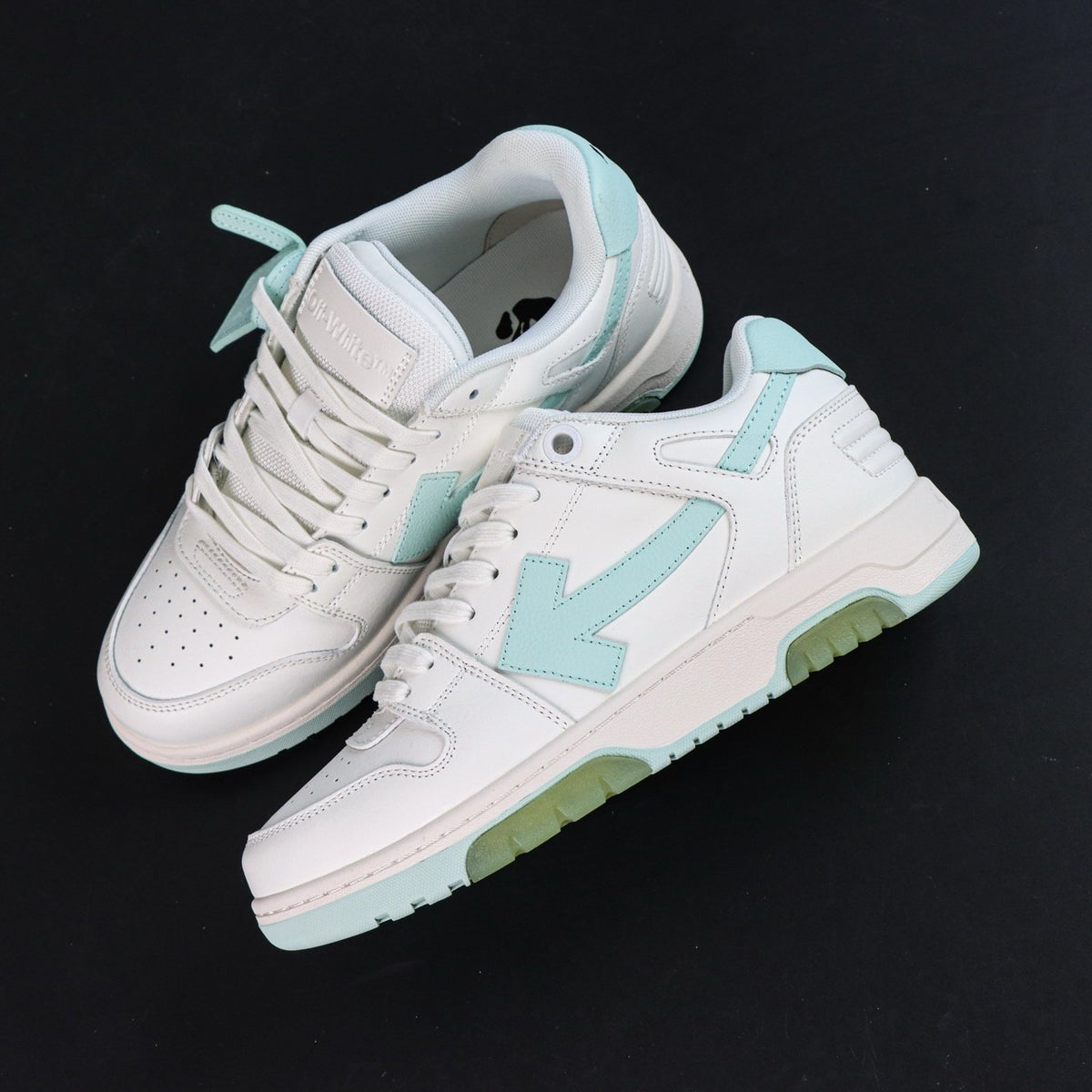 Off-White Out Of Office 'Blanc Turquoise' — vue 11