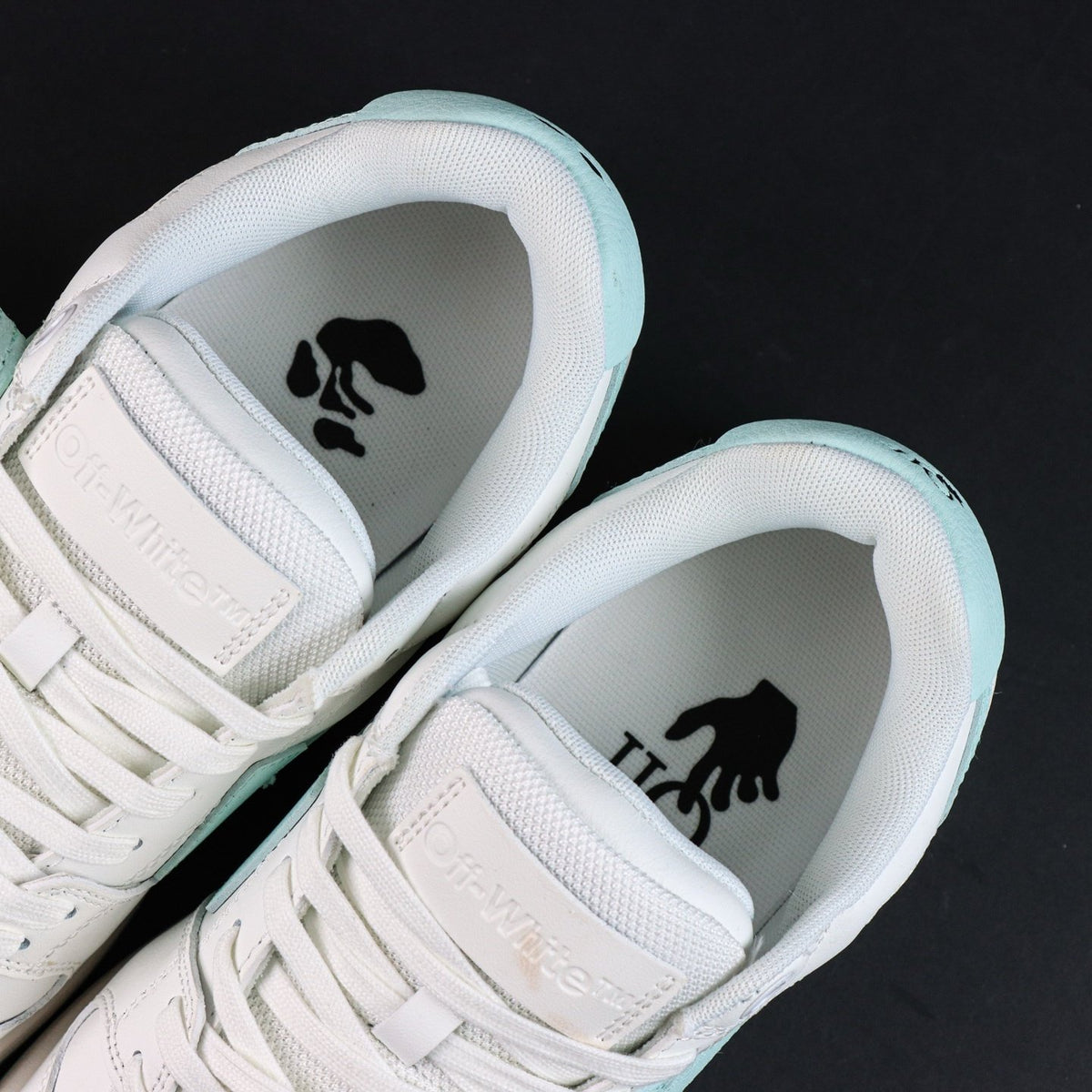 Off-White Out Of Office 'Blanc Turquoise' — vue 12