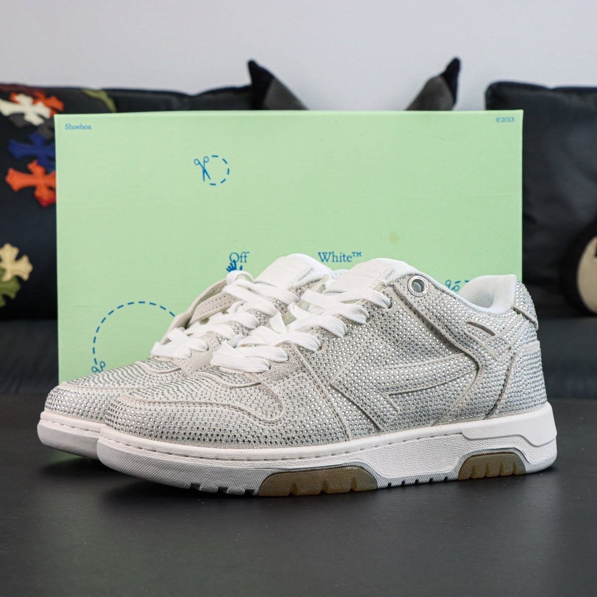 Off-White Out Of Office 'Gris Chiné' — vue 16