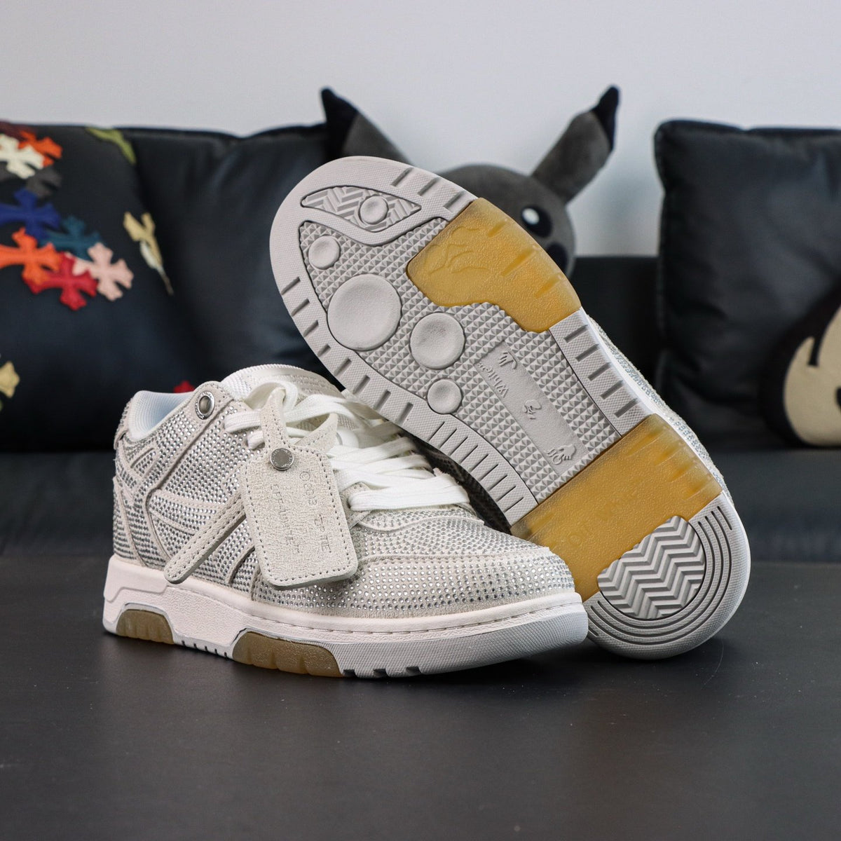 Off-White Out Of Office 'Gris Chiné' — vue 17